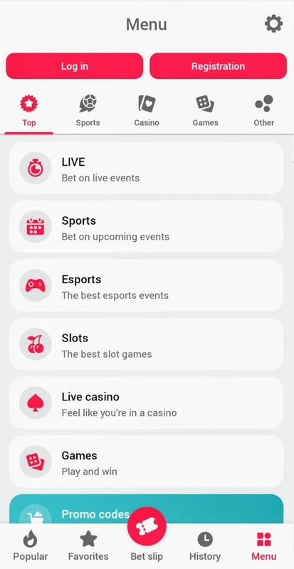 DBbet app screenshot 1